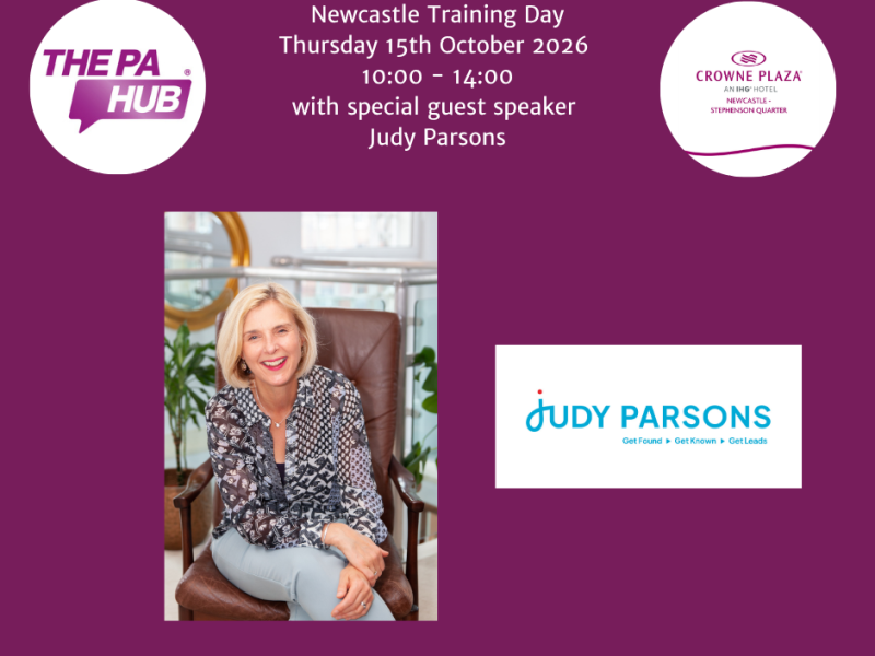 Training Day Newcastle with LinkedIn Training - Guest Speaker Judy Parsons at Crowne Plaza Stephenson Quarter 3 Training Day Newcastle Judy Parsons Facebook Post 1