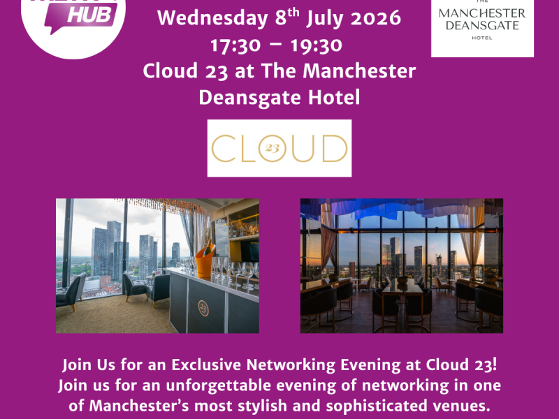 Manchester Social Event - Cloud 23 at The Manchester Deansgate Hotel 3 Cloud 23 Manchester Social LinkedIn Post