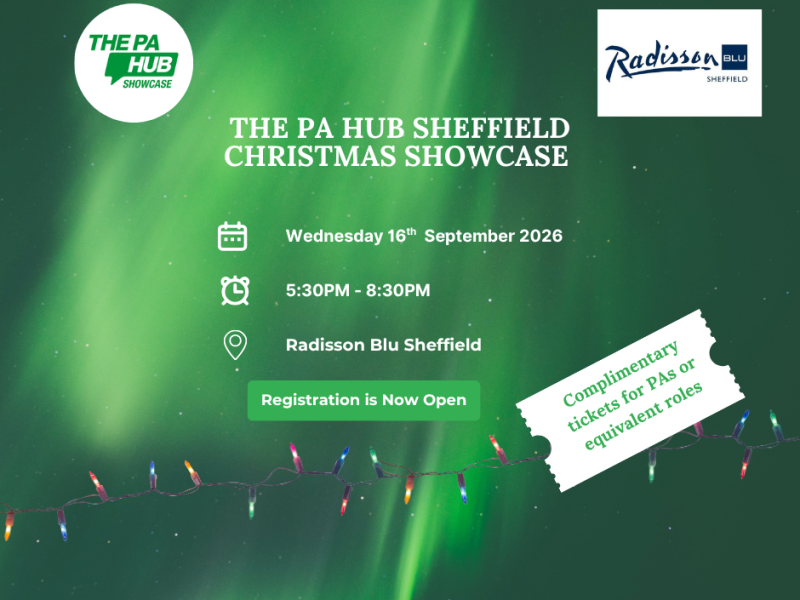 FREE EVENT - Sheffield Christmas Showcase - Radisson Blu Sheffield 3 CSC 2026 Event